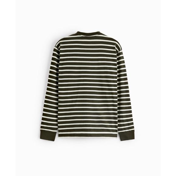 Zara Stripped Long Sleeve T-Shirt Size M - Picture 2 of 8